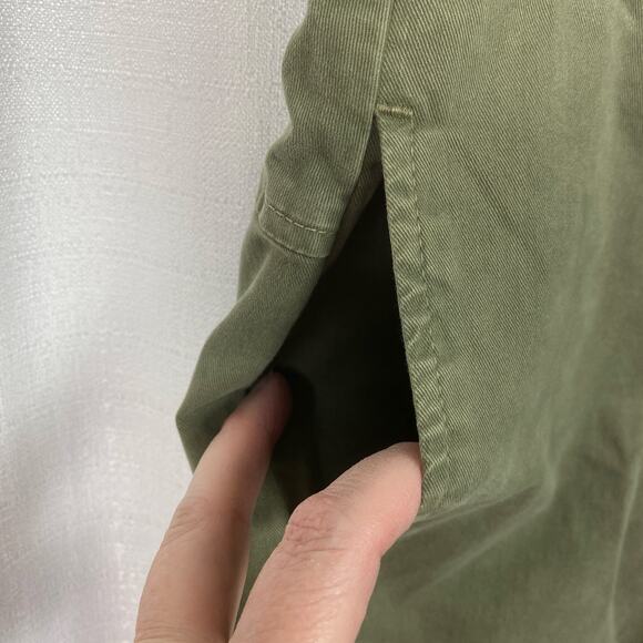 Nili Lotan Olive Green Tel Aviv Classic Military Straight Leg Pants Sz.0 - Picture 8 of 13